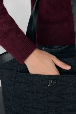 Pedro del Hierro Malas-Bolsa de compras acolchoada Cizento