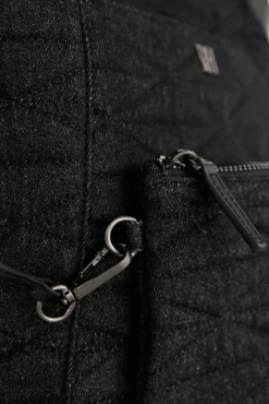 Pedro del Hierro Malas-Bolsa de compras acolchoada Cizento