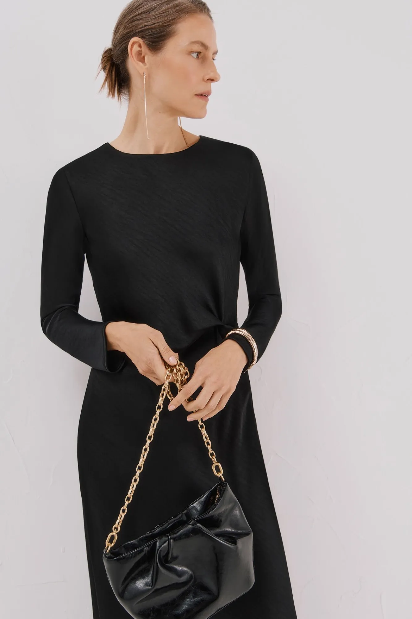 Cortefiel Malas-Bolsa de corrente Preto