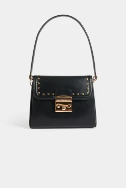 Morgan Malas-Bolsa de mala de tiracolo e tachas Preto