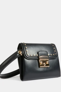 Morgan Malas-Bolsa de mala de tiracolo e tachas Preto