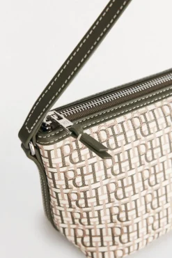 Pedro del Hierro Malas-Bolsa de ombro com monograma Verde