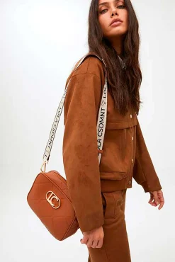 Lola Casademunt Malas-Bolsa de ombro com monograma Castanho