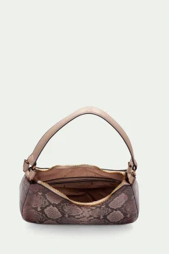 Hispanitas Malas-Bolsa hobo com estampado de jibóia Tostado