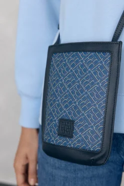 Pedro del Hierro Malas-Bolsa para celular com alça ajustável Azul