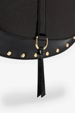 Cortefiel Malas-Bolsa transversal com lapela e alças Preto