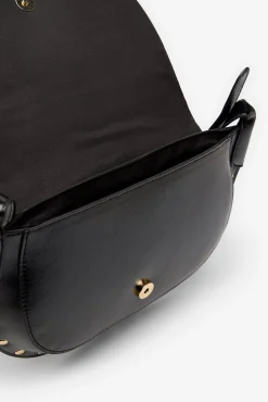 Cortefiel Malas-Bolsa transversal com lapela e alças Preto