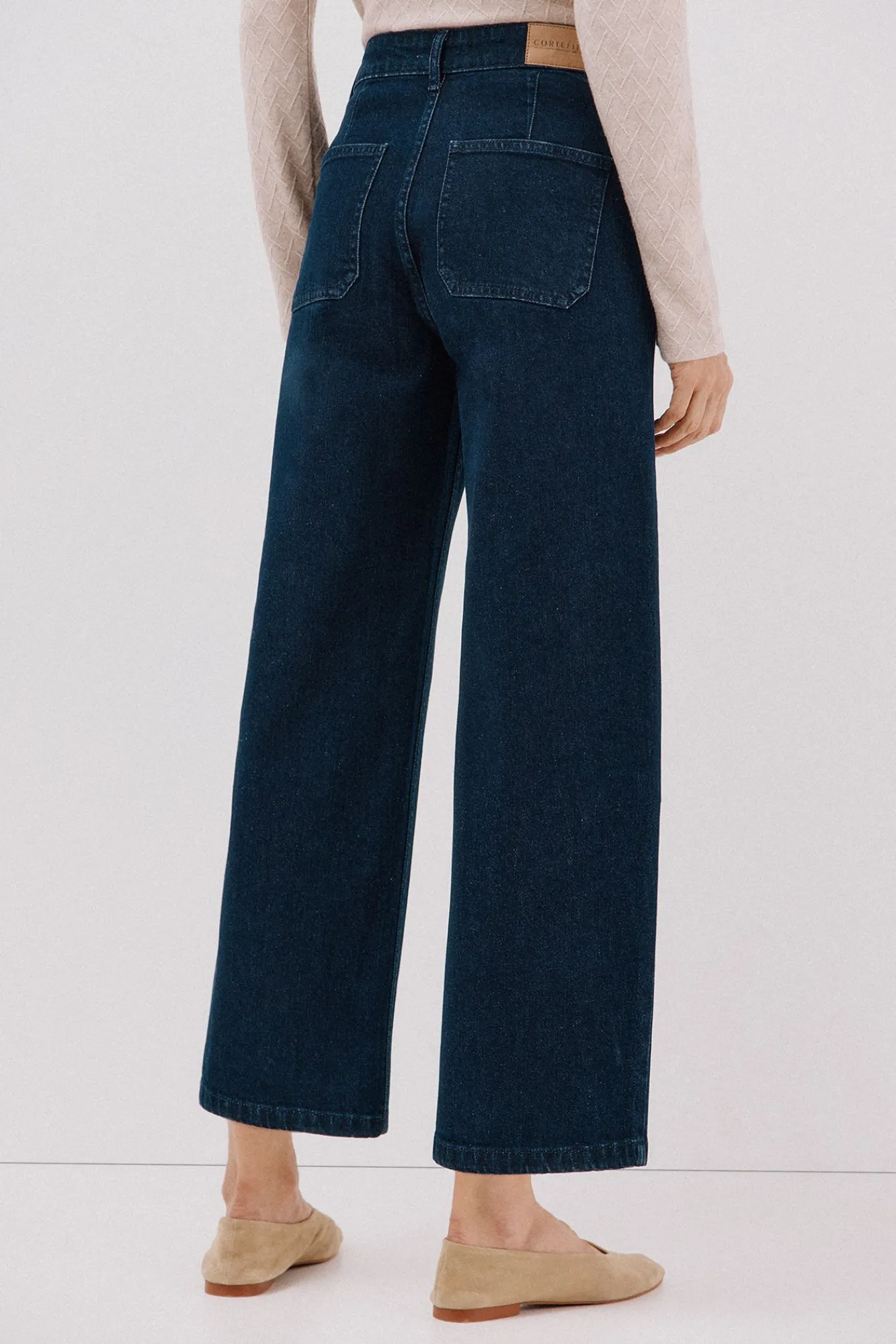 Cortefiel Jeans|Calças-bolsos de calças marinhas Azul