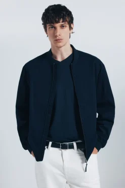 Springfield Casacos-bombardeiro leve azul