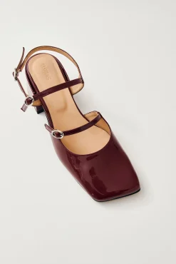 Alohas Saltos|Calçado De Couro-Bombas de pele Withnee Granada