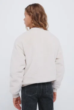 Springfield Kids Sobretudo|Casacos-Bomber de cabelo de menina bege