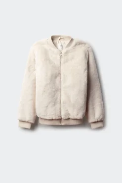 Springfield Kids Sobretudo|Casacos-Bomber de cabelo de menina bege