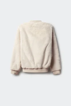 Springfield Kids Sobretudo|Casacos-Bomber de cabelo de menina bege