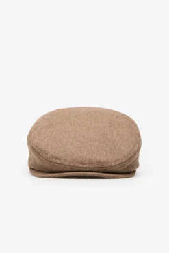 Cortefiel Gorrás-Boné clássico de tecido Castanho