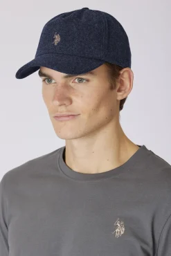 Us Polo Gorrás-Boné de feltro Azul