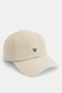 Silbon Gorrás-Boné de raquete bordado Tostado