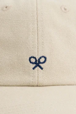 Silbon Gorrás-Boné de raquete bordado Tostado