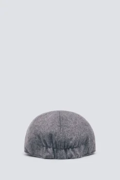 Springfield Gorrás-Boné plano de mistura de lã cinza cinzento