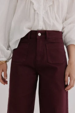 Hoss Intropia Jeans-Bonnie. Calça jeans de perna larga Granada