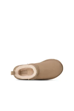 Ugg Botas|Calçado De Couro-Bota Clássica Castanho