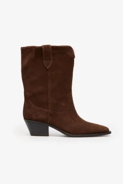 Cortefiel Botas|Saltos-Bota cowboy croute Castanho