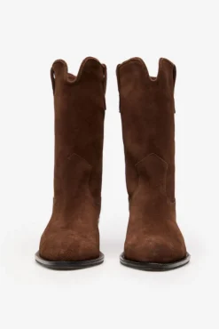 Cortefiel Botas|Saltos-Bota cowboy croute Castanho