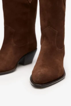 Cortefiel Botas|Saltos-Bota cowboy croute Castanho