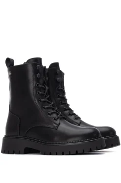 XTI Botas|Botins-Bota de amarrar preto