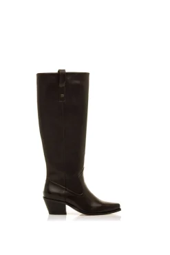 MTNG Saltos|Botas-Bota de cowboy alta do Texas cru