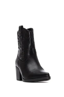 XTI Botas|Botas Cowboy-Bota de Cowboy Bordada preto