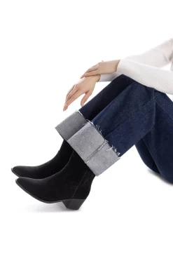 XTI Botas|Botas Cowboy-Bota de Cowboy Bordada preto