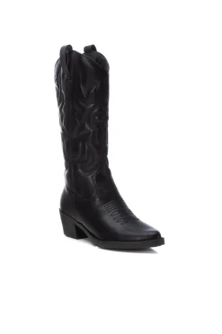 XTI Botas|Botas Cowboy-Bota de cowboy bordado Preto