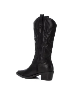 XTI Botas|Botas Cowboy-Bota de cowboy bordado Preto