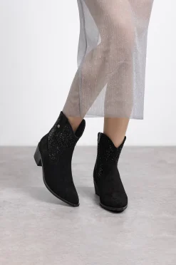 XTI Botas|Botas Cowboy-Bota de cowboy com tachas preto