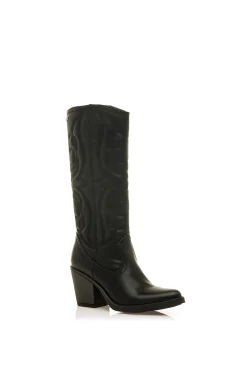 MTNG Saltos|Botas-Bota de cowboy de Tijuana preto