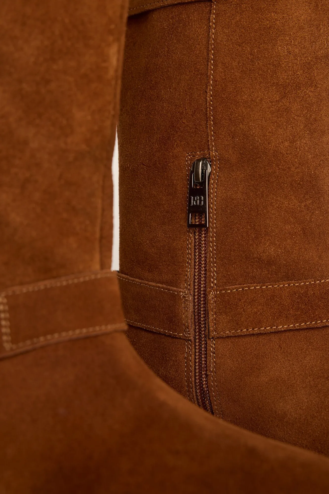 Pedro del Hierro Saltos|Botas-Bota de motociclista de camurça com fivelas Marrom