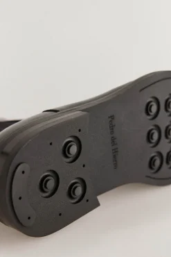 Pedro del Hierro Botas-Bota de pele com elásticos laterais Preto