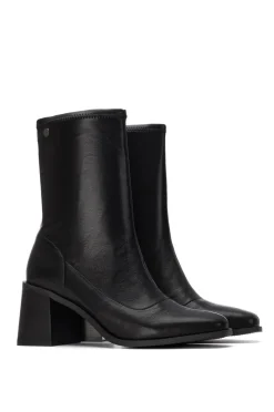 XTI Botas-Bota de salto alto preto