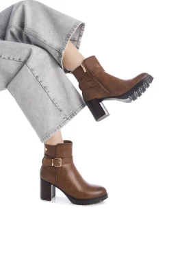 XTI Saltos|Botas-Bota de salto alto vison