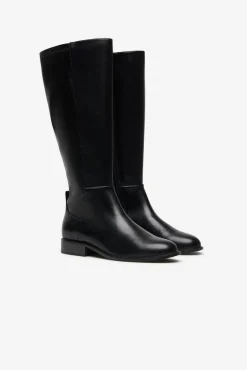 Cortefiel Saltos|Botas-Bota elástica alta Preto