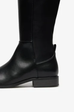 Cortefiel Saltos|Botas-Bota elástica alta Preto