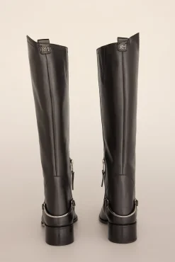 Pedro del Hierro Botas|Saltos-Bota equestre com detalhe metálico Preto