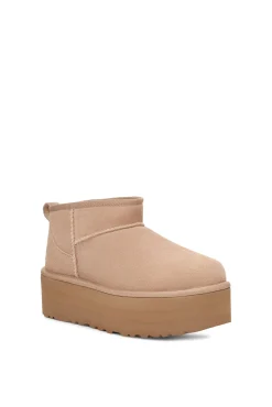Ugg Saltos|Botas-Bota Plataforma Ultra Clássica Marrom