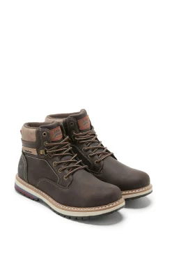 Lois Botas-Botas casual masculina castanho