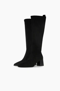 Lodi Saltos|Botas-Botas de camurça com salto Preto