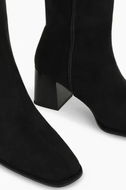Lodi Saltos|Botas-Botas de camurça com salto Preto