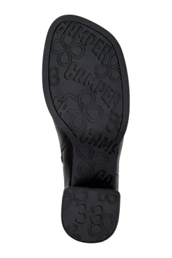 Camper Botas|Calçado De Couro-Botas de couro de cano meia castanho