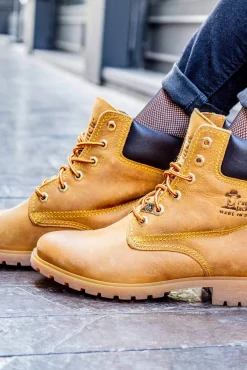 Panama Jack Saltos|Botas-Botas de pele com forro de pele Castanho