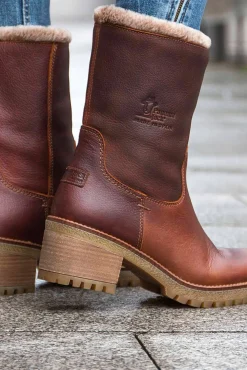 Panama Jack Saltos|Botas-Botas de salto femininas Castanho