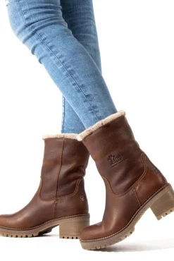 Panama Jack Saltos|Botas-Botas de salto femininas Castanho
